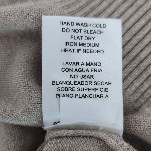 Joseph A. Brown Turtleneck Sweater NWT Size Small Light Brown Sweater - Picture 10 of 11